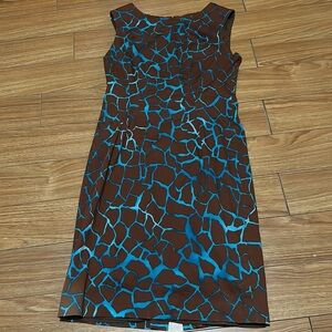 Anne Klein Giraffe Print Dress